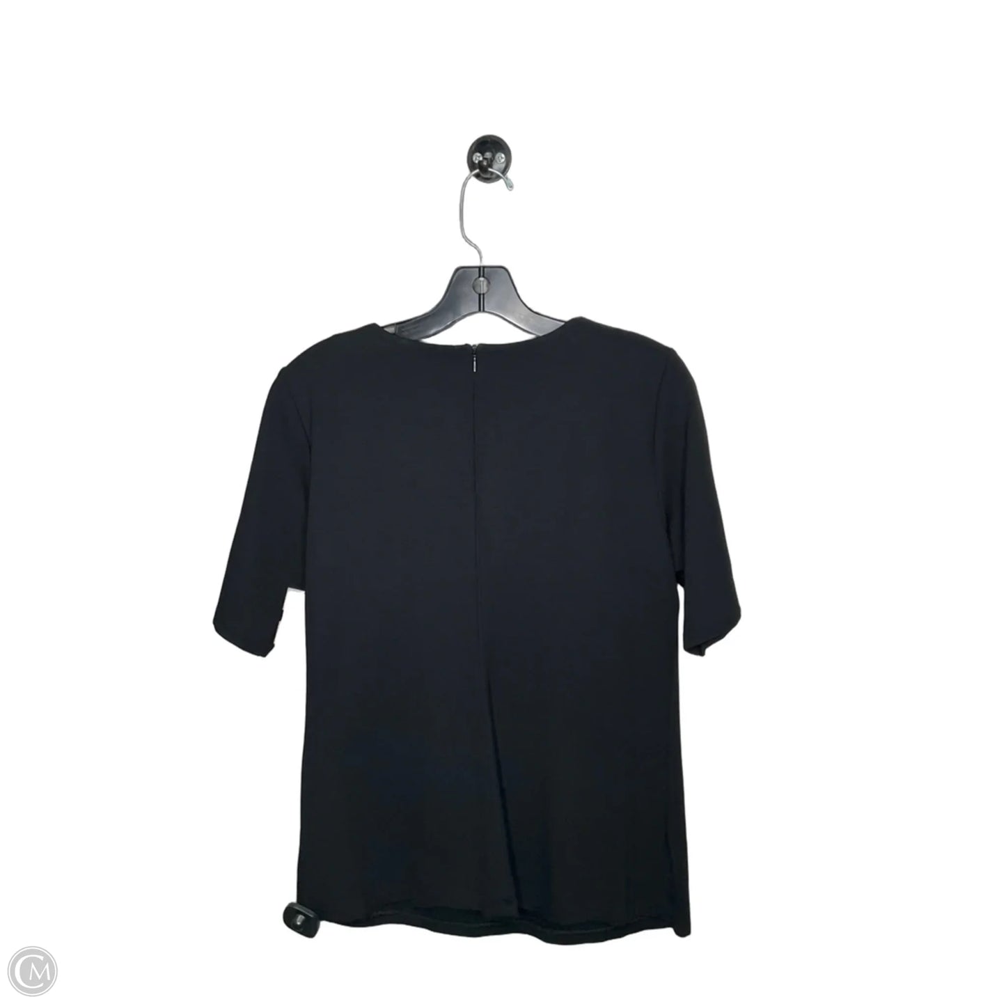 Top Short Sleeve By Talbots In Black, Size: M