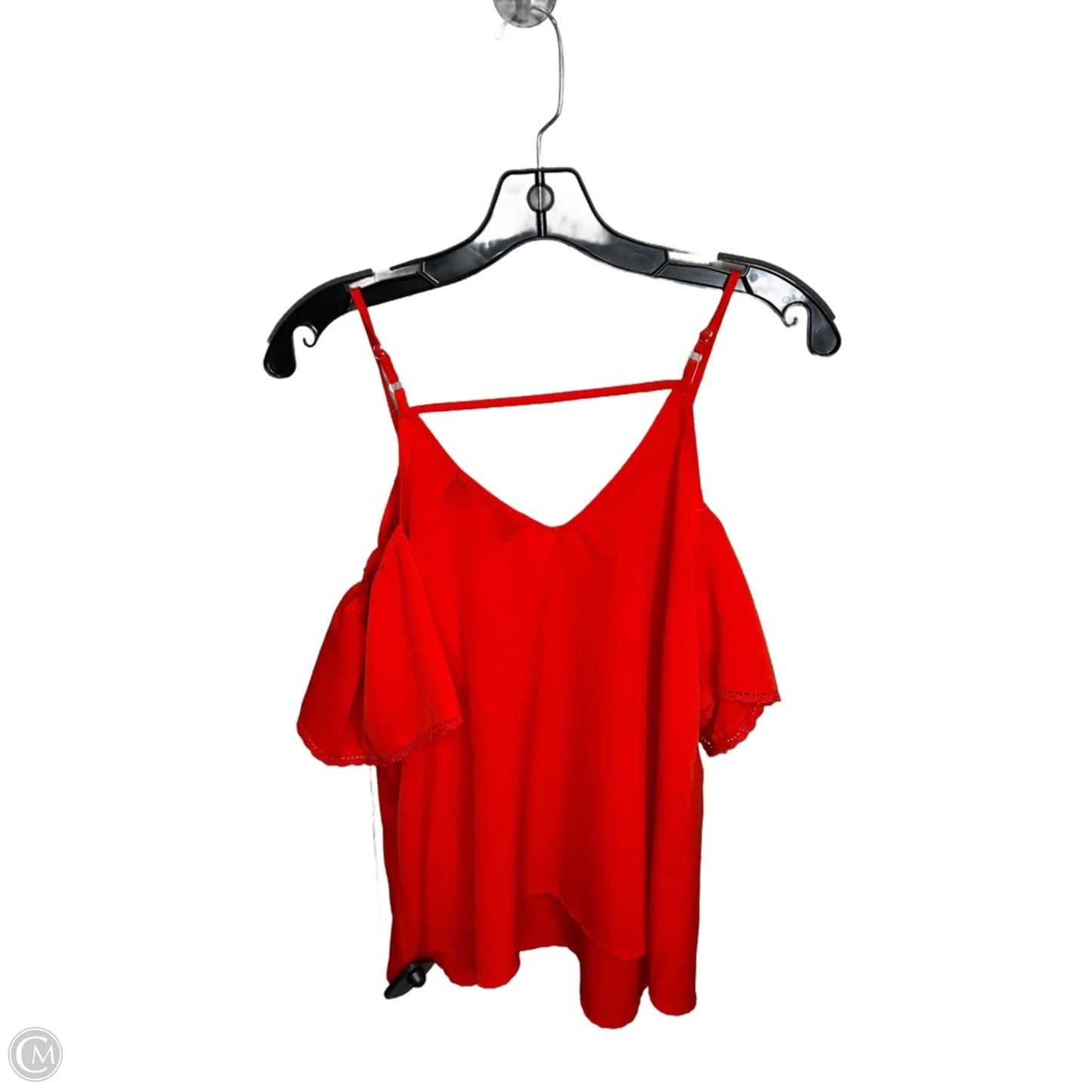 Top Short Sleeve By Blue Rain In Orange, Size: S