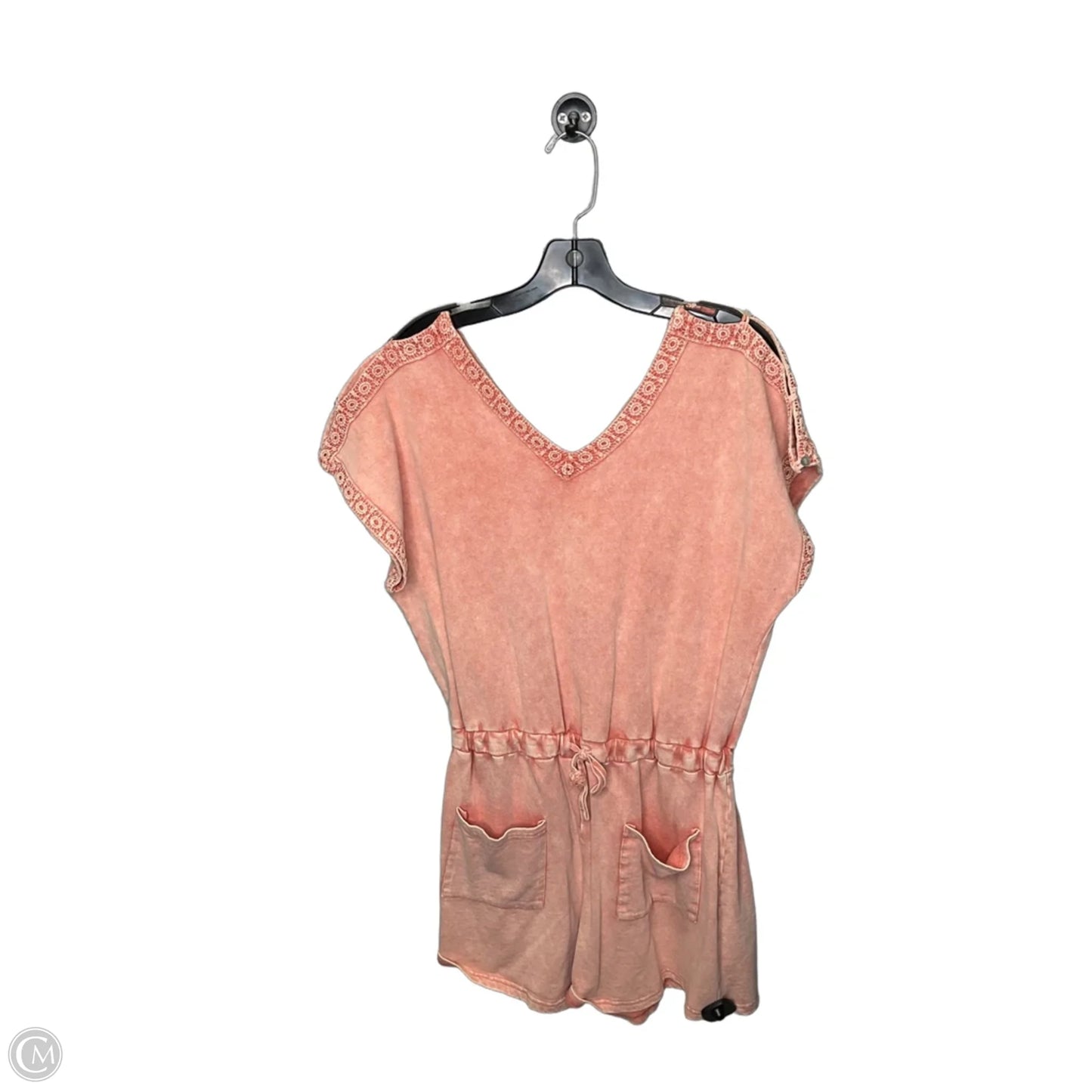 Romper By Easel In Pink, Size: L