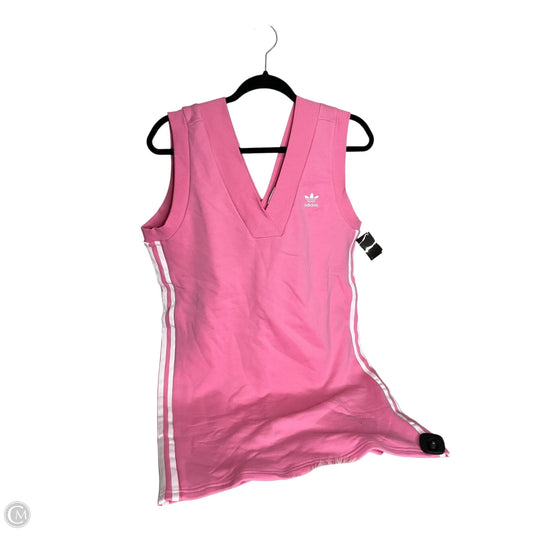 Athletic Dress By Adidas In Pink, Size: Xs