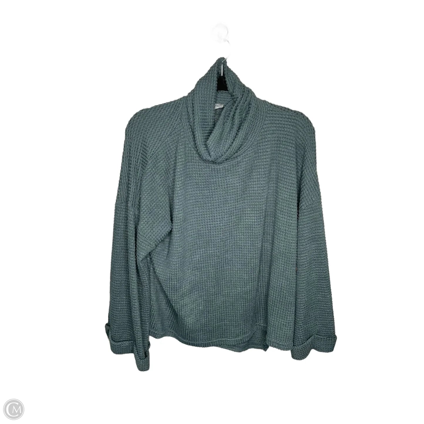 Top Long Sleeve By She + Sky In Green, Size: L