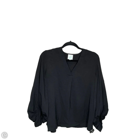 Top Long Sleeve By Clothes Mentor In Black, Size: S