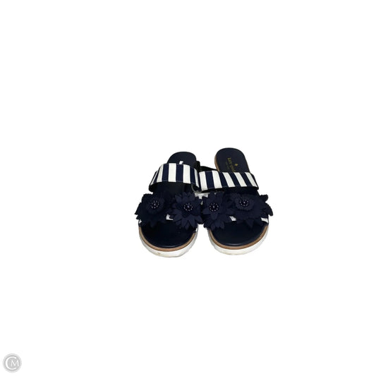 Sandals Designer By Kate Spade In Blue, Size: 9