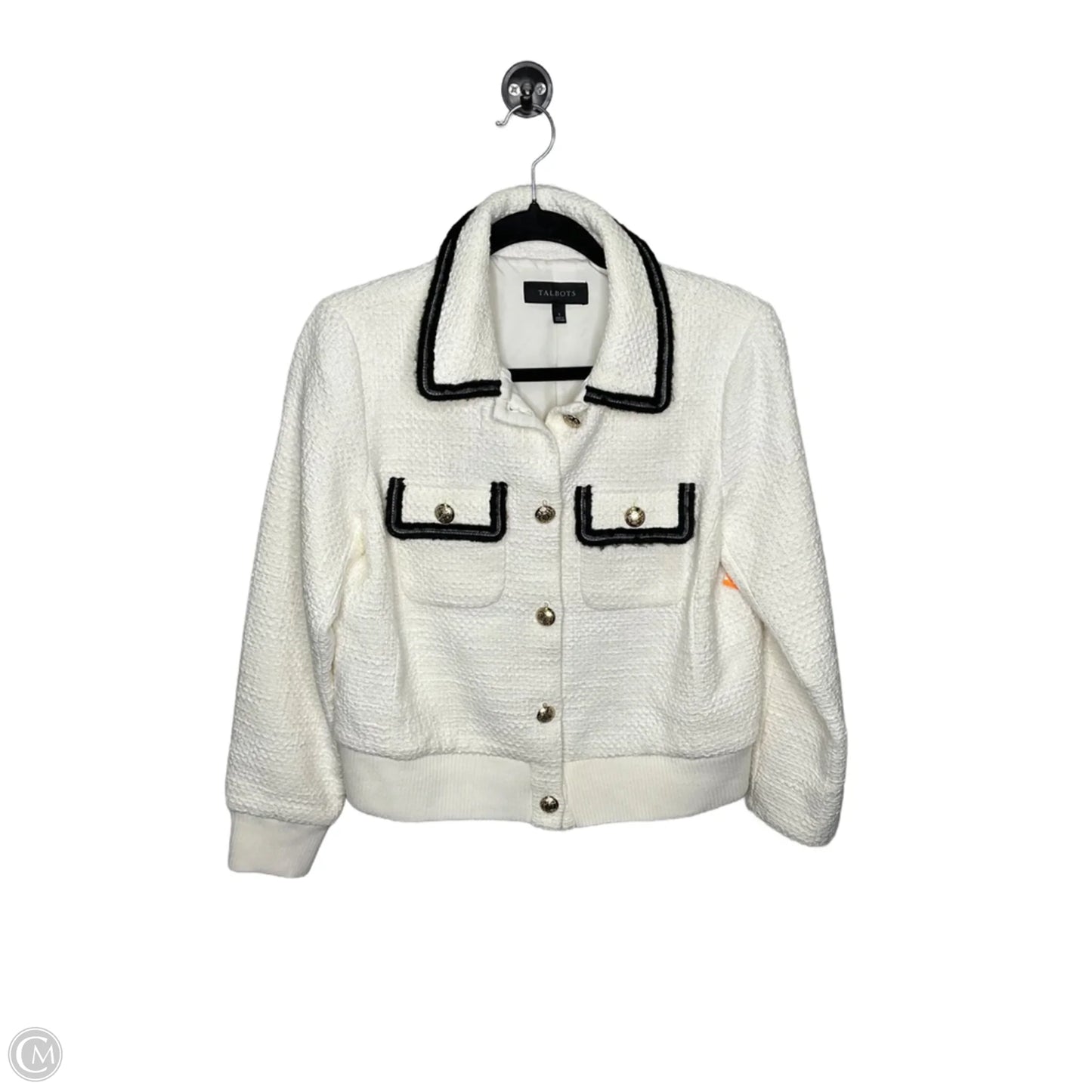 Blazer By Talbots In Black & White, Size: S