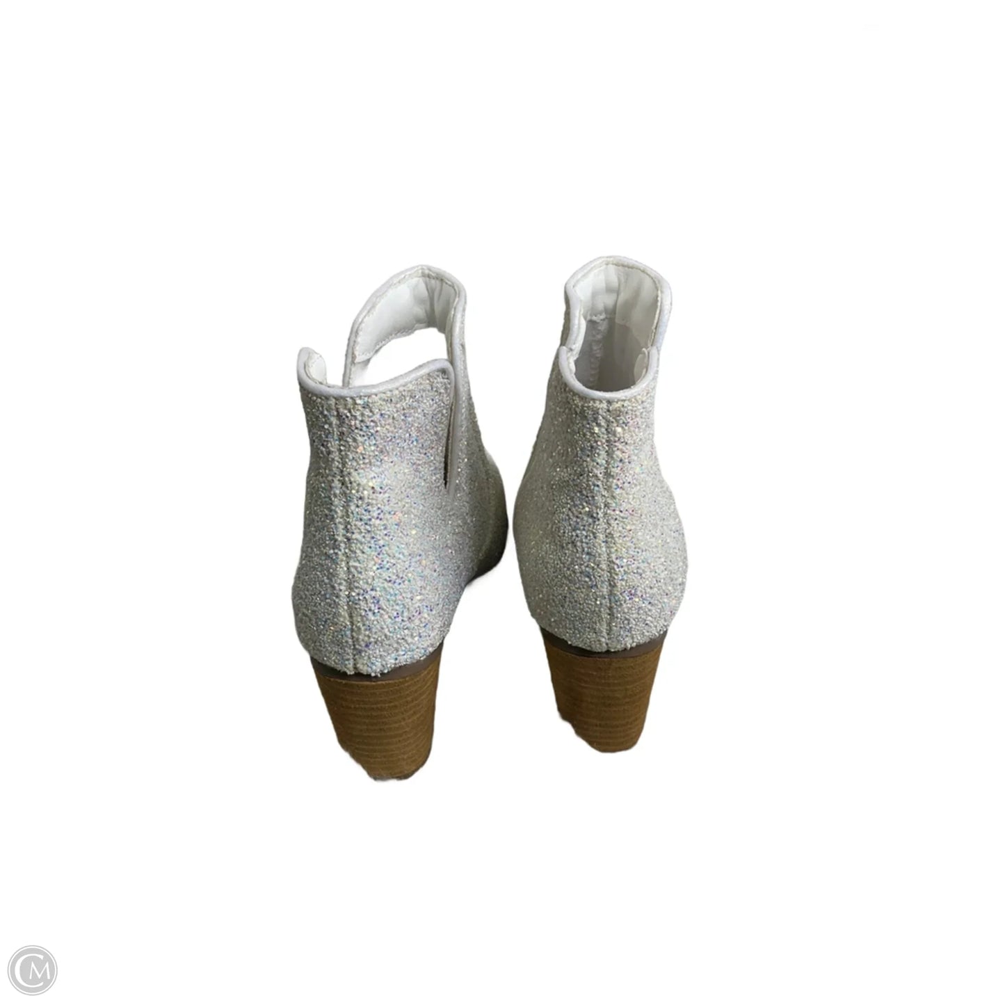 Boots Ankle Heels By Not Rated In White, Size: 7