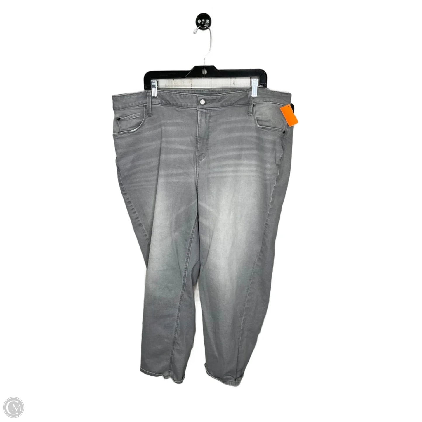 Jeans Boyfriend By Simply Vera In Grey, Size: 20