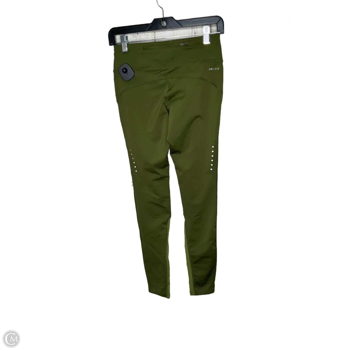 Athletic Leggings By Nike In Green, Size: Xs