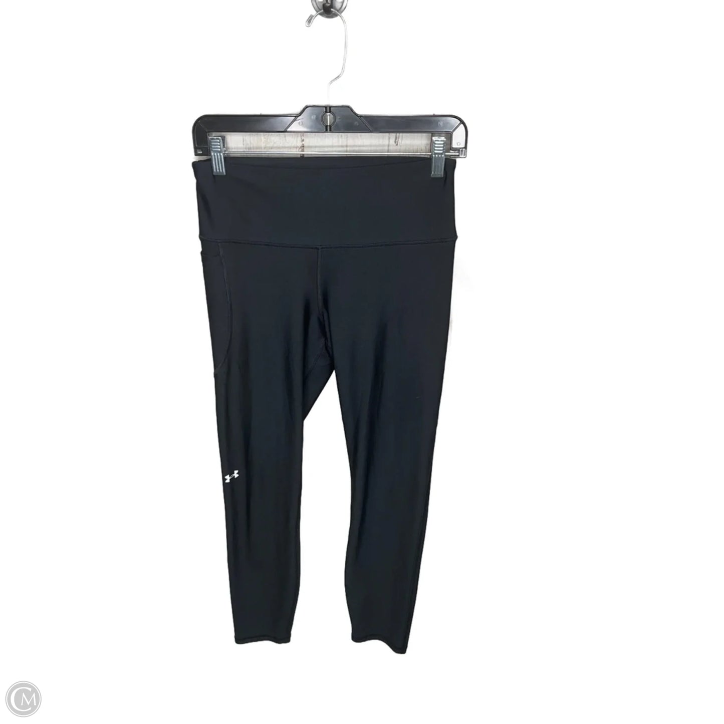 Athletic Leggings By Under Armour In Black, Size: M