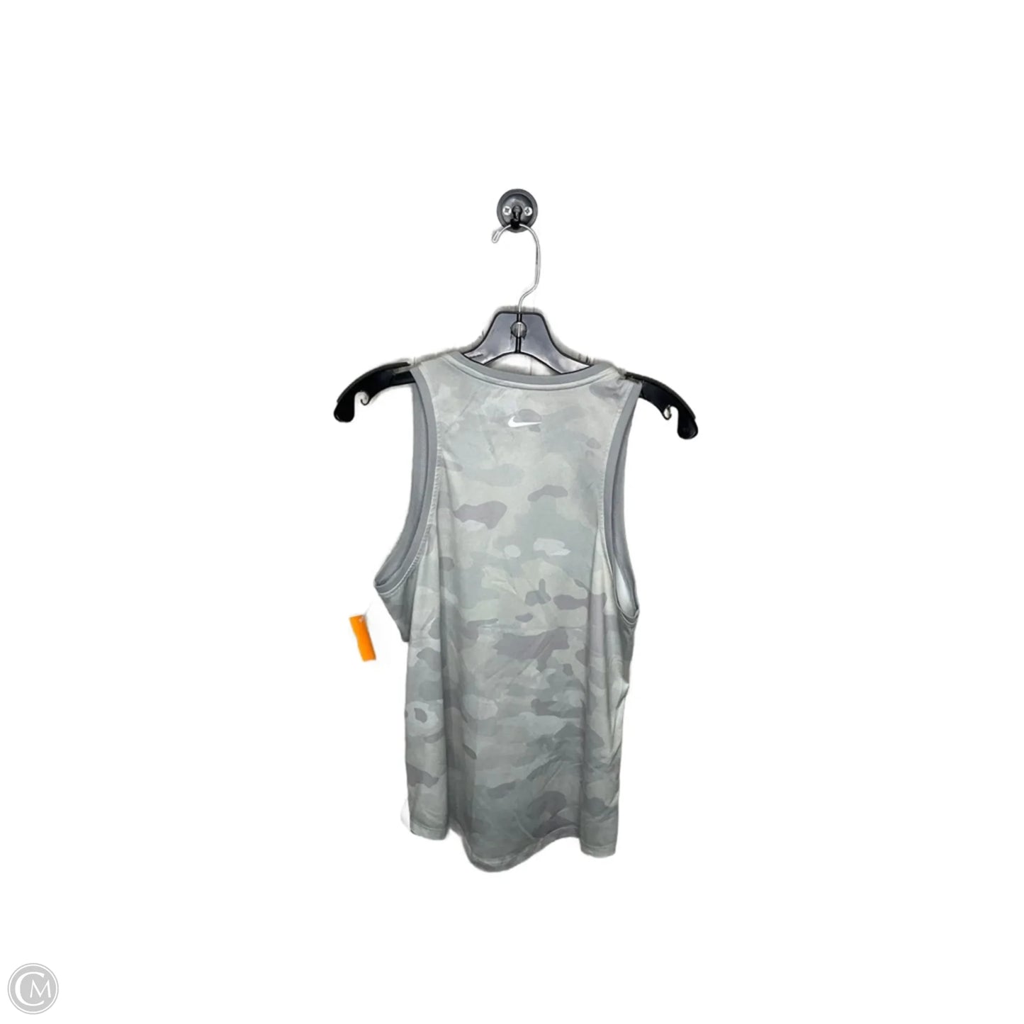 Athletic Tank Top By Nike In Camouflage Print, Size: M