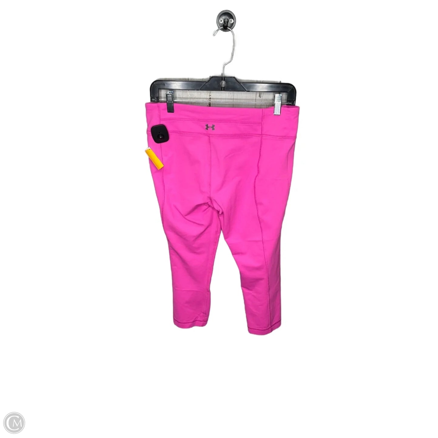 Athletic Leggings Capris By Under Armour In Pink, Size: M