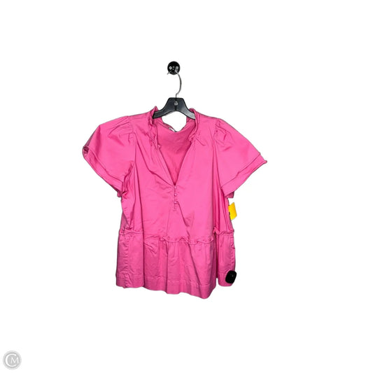 Top Short Sleeve By Crown And Ivy In Pink, Size: Xl