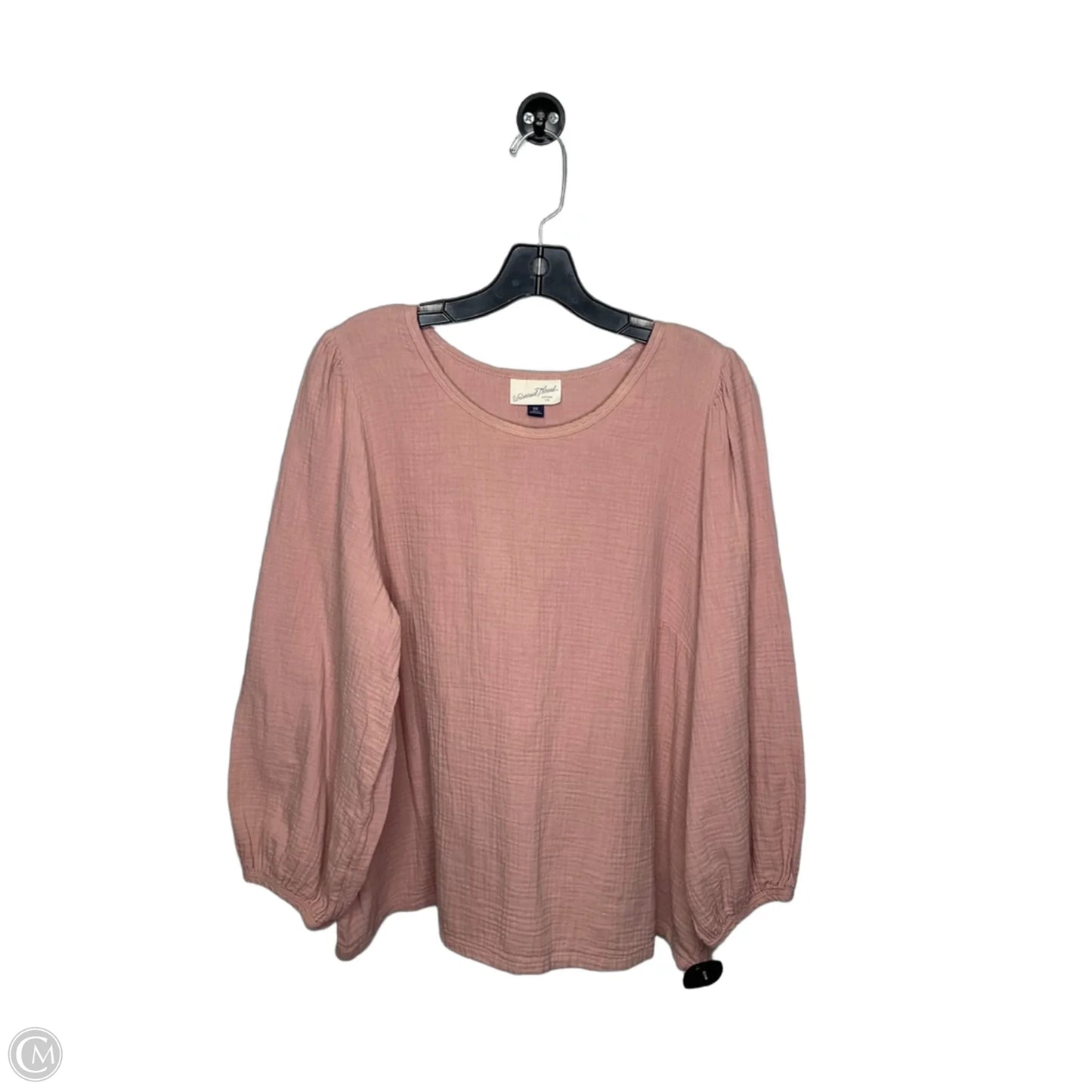 Top 3/4 Sleeve By Universal Thread In Pink, Size: 2x