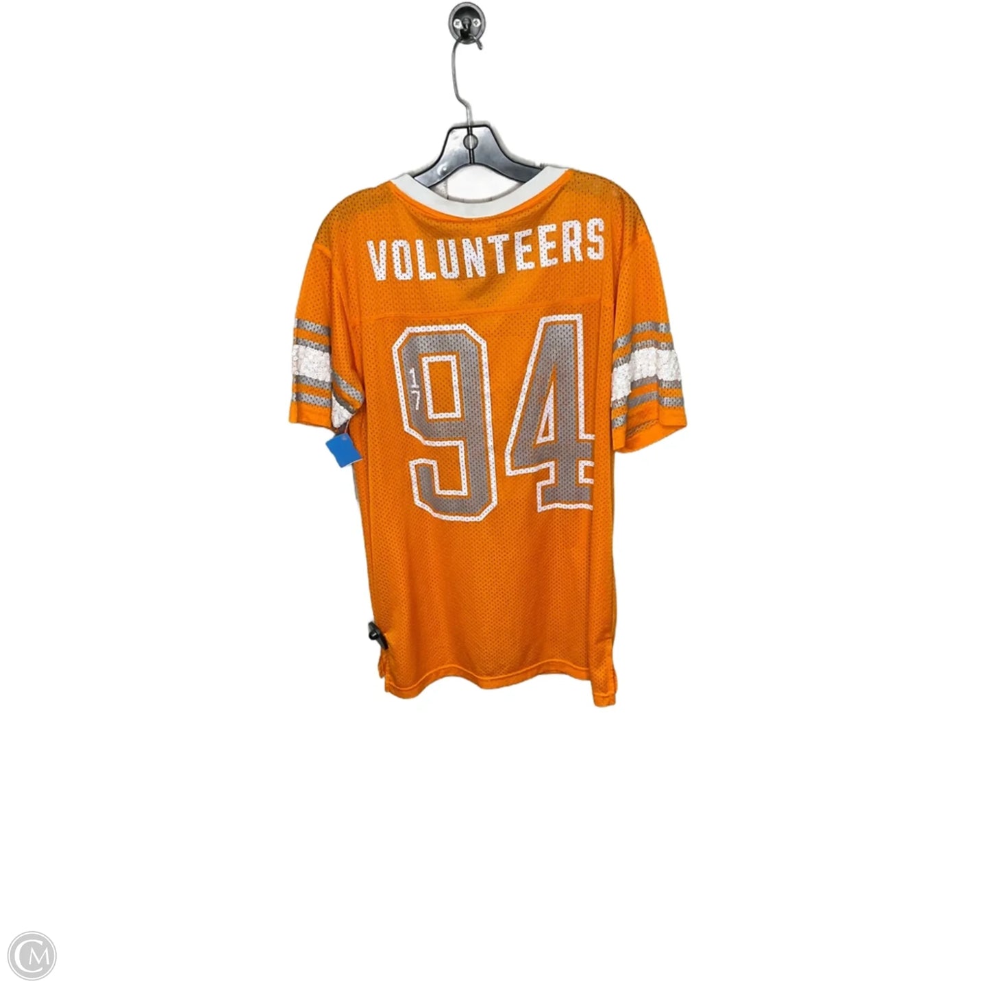 Top Short Sleeve By Pink In Orange, Size: L