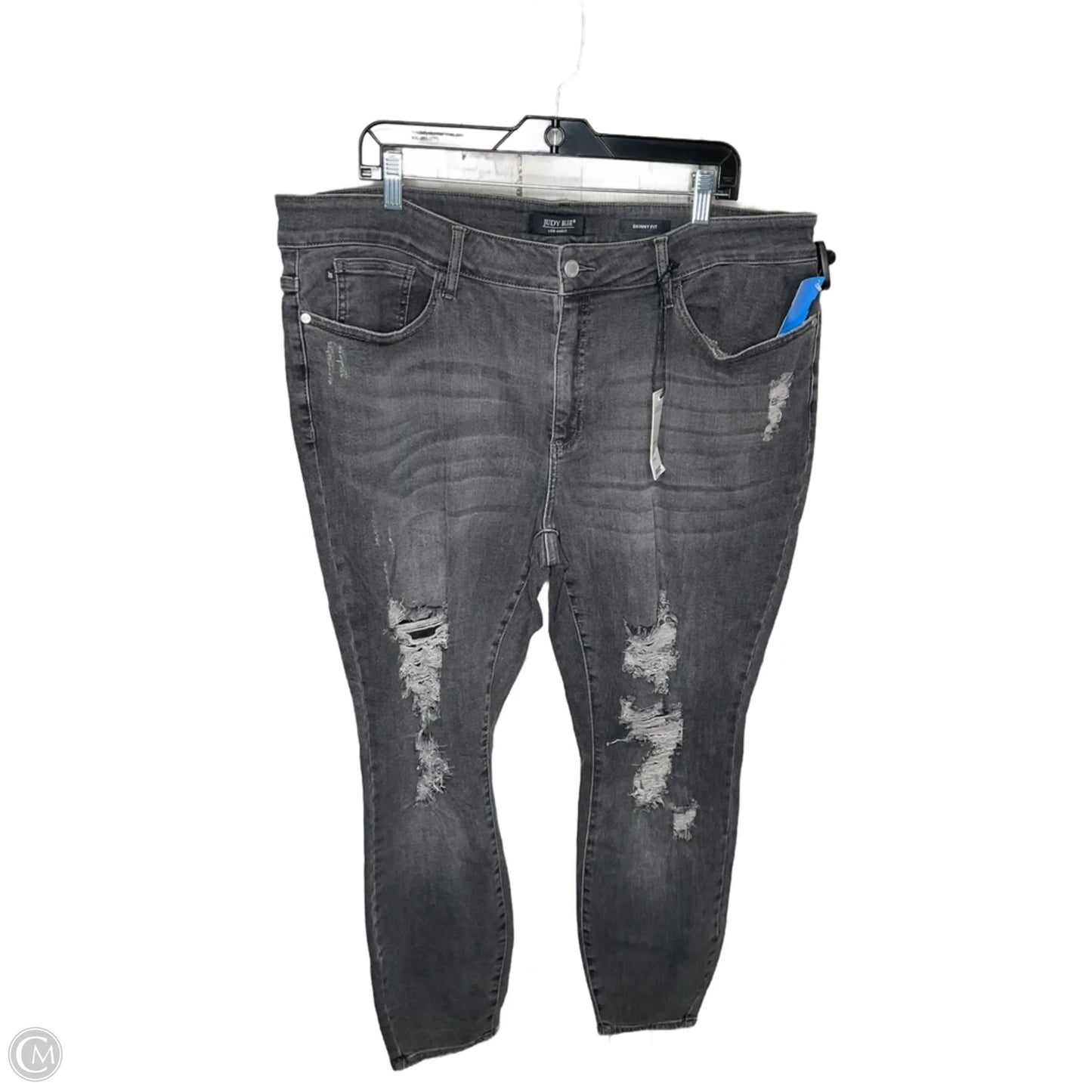 Jeans Straight By Judy Blue In Black, Size: 22