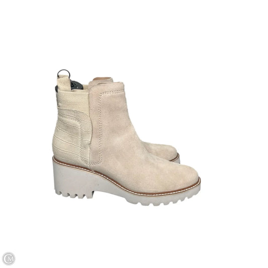 Boots Ankle Heels By Dolce Vita In Beige, Size: 9.5