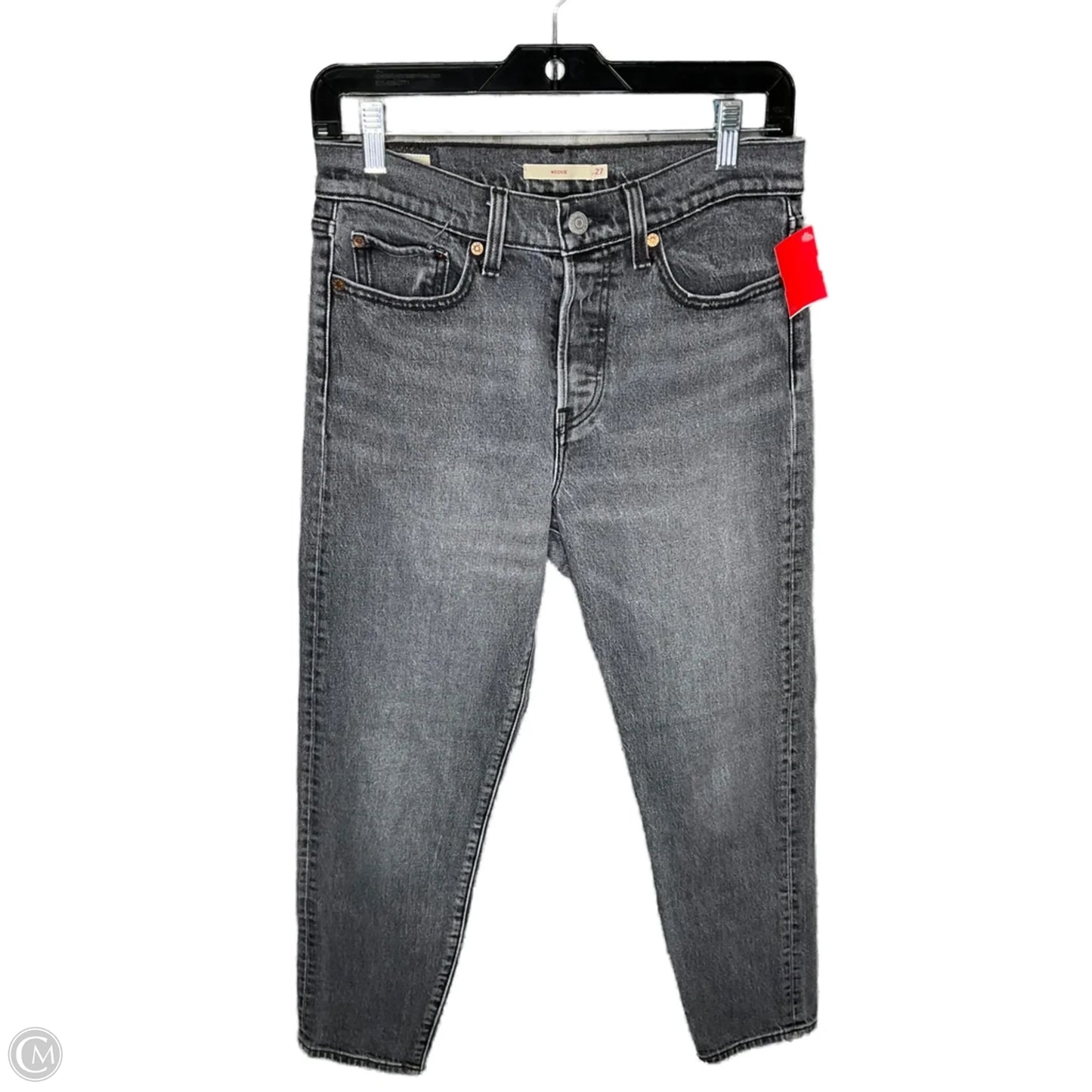 Jeans Straight By Levis In Black, Size: 4