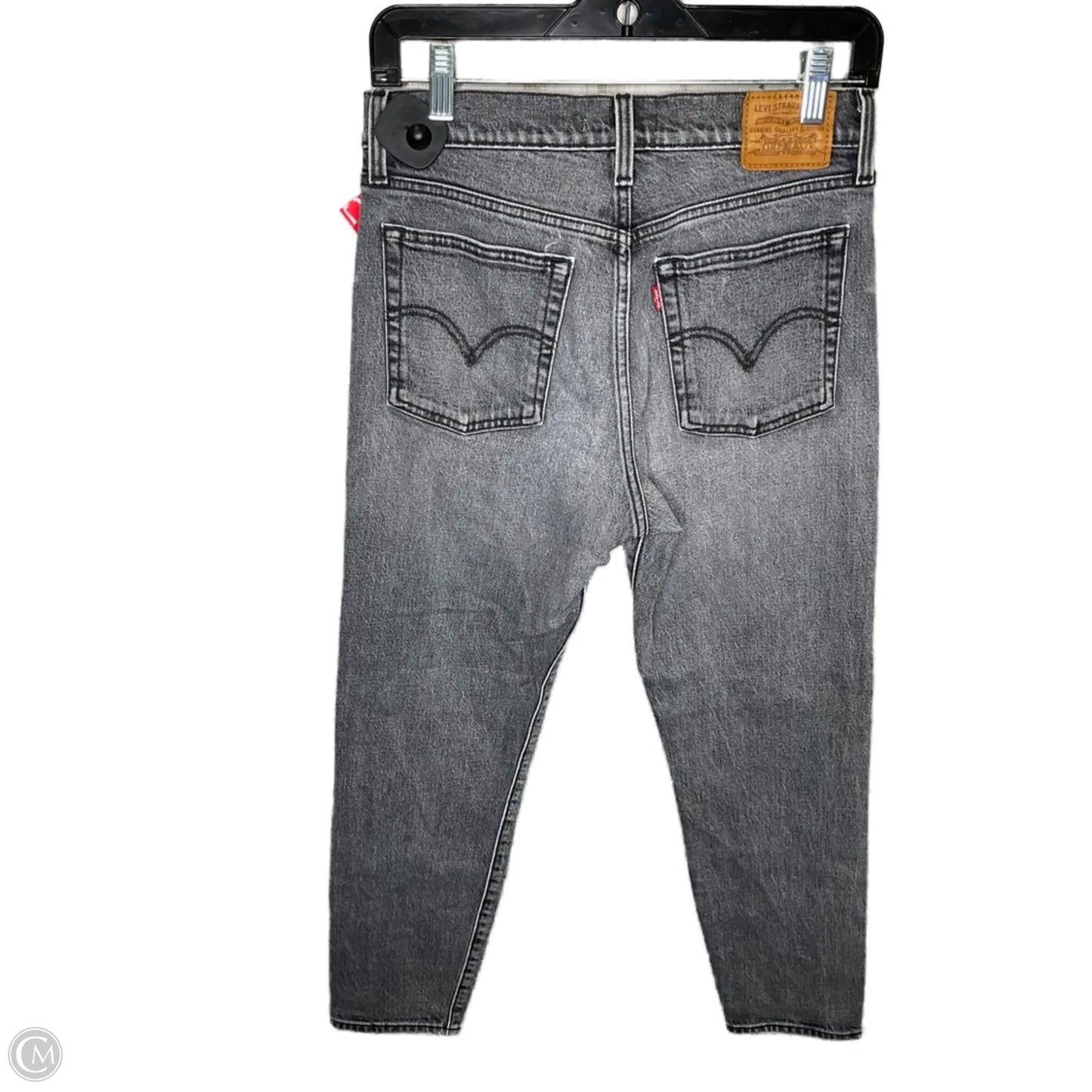 Jeans Straight By Levis In Black, Size: 4
