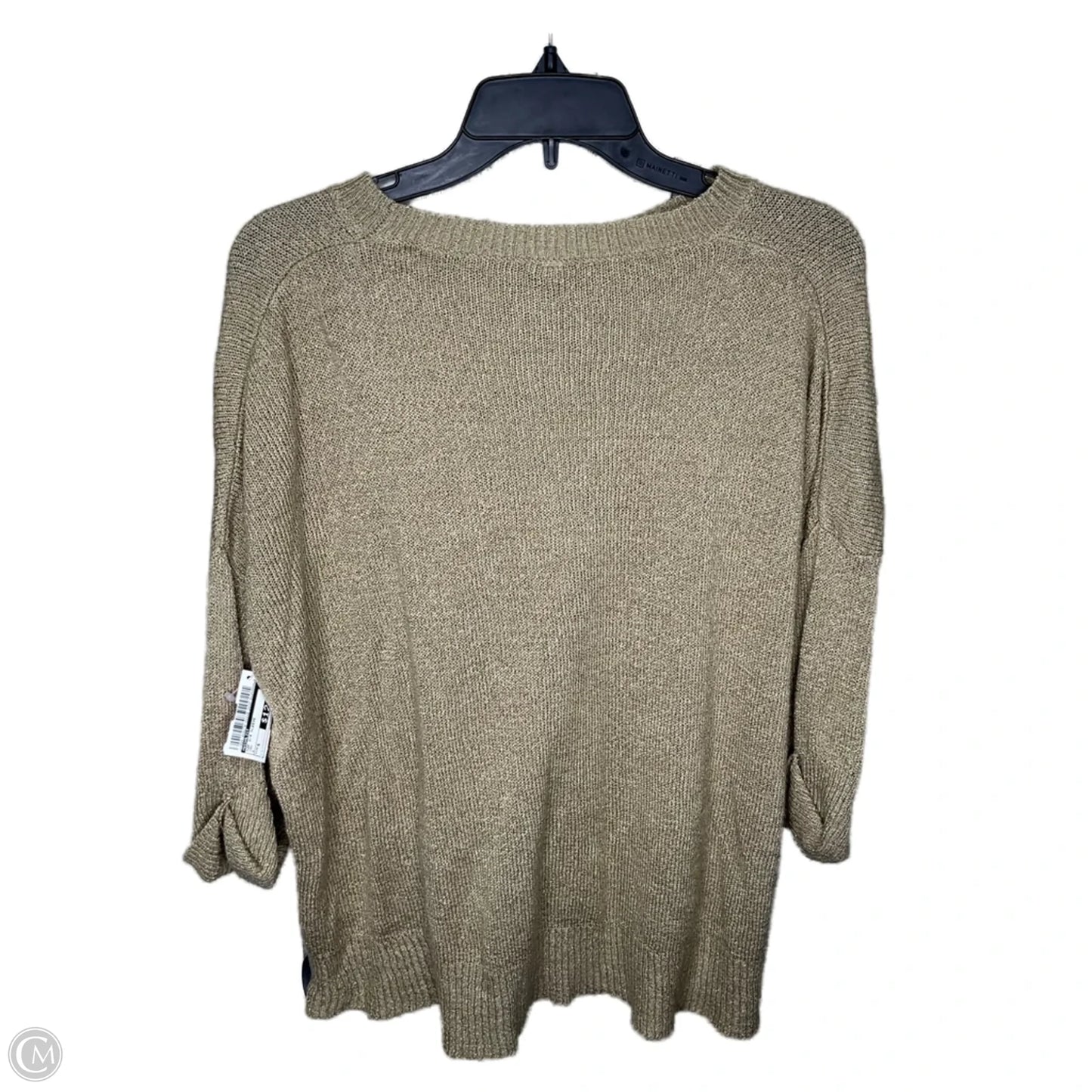 Top 3/4 Sleeve By Wishlist In Tan, Size: S