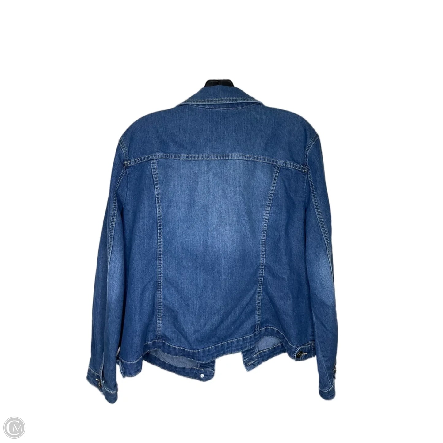 Jacket Denim By Christopher And Banks In Blue, Size: Xl