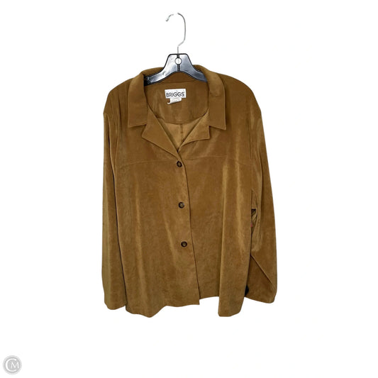 Blazer By Briggs In Brown, Size: 2x