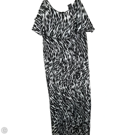 Dress Casual Maxi By Torrid In Black & White, Size: 3x