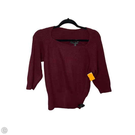 Sweater By White House Black Market In Maroon, Size: Xs