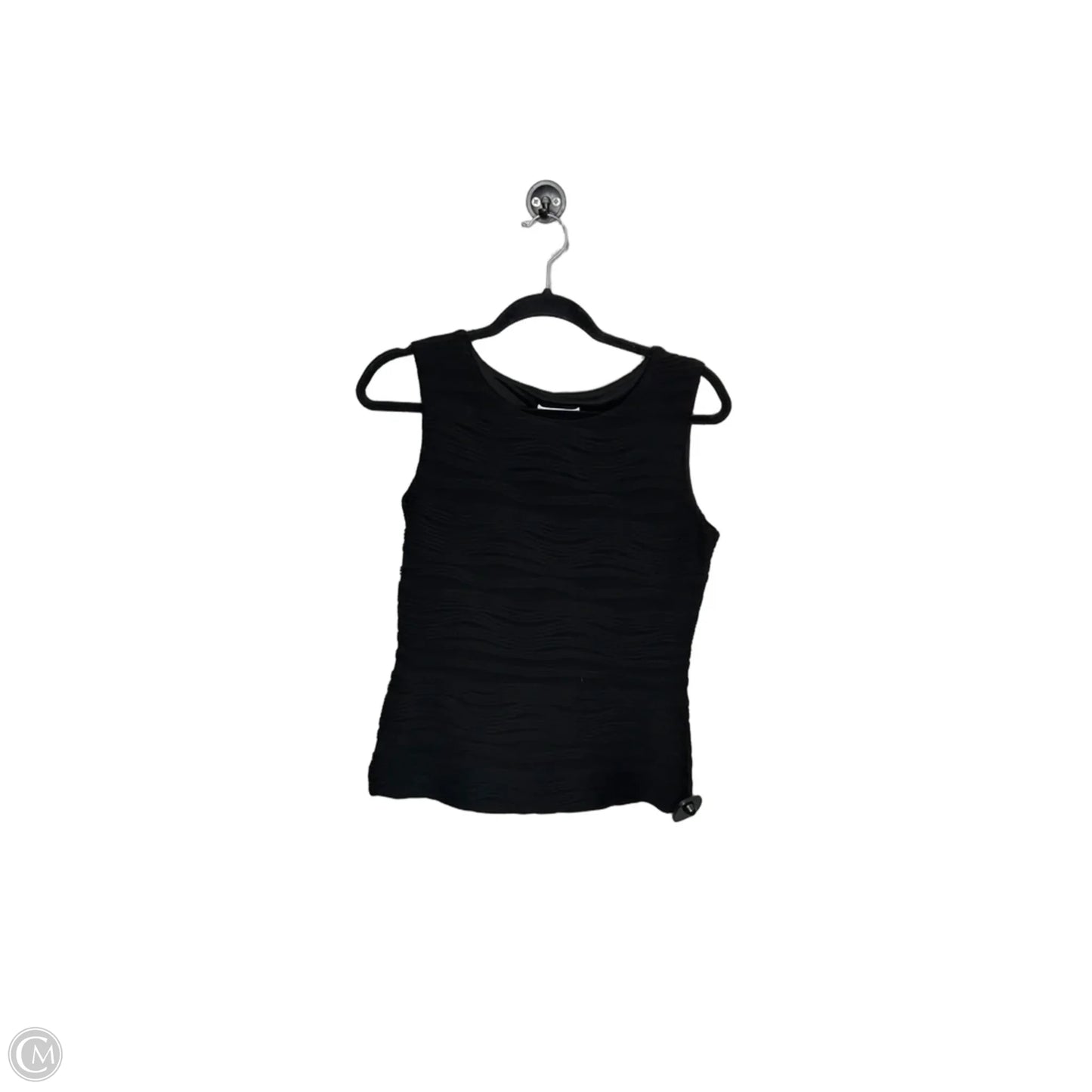 Top Sleeveless By Calvin Klein In Black, Size: S