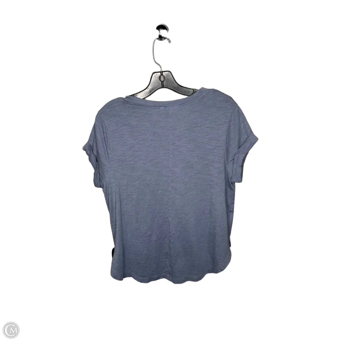 Top Short Sleeve By Eddie Bauer In Blue, Size: M