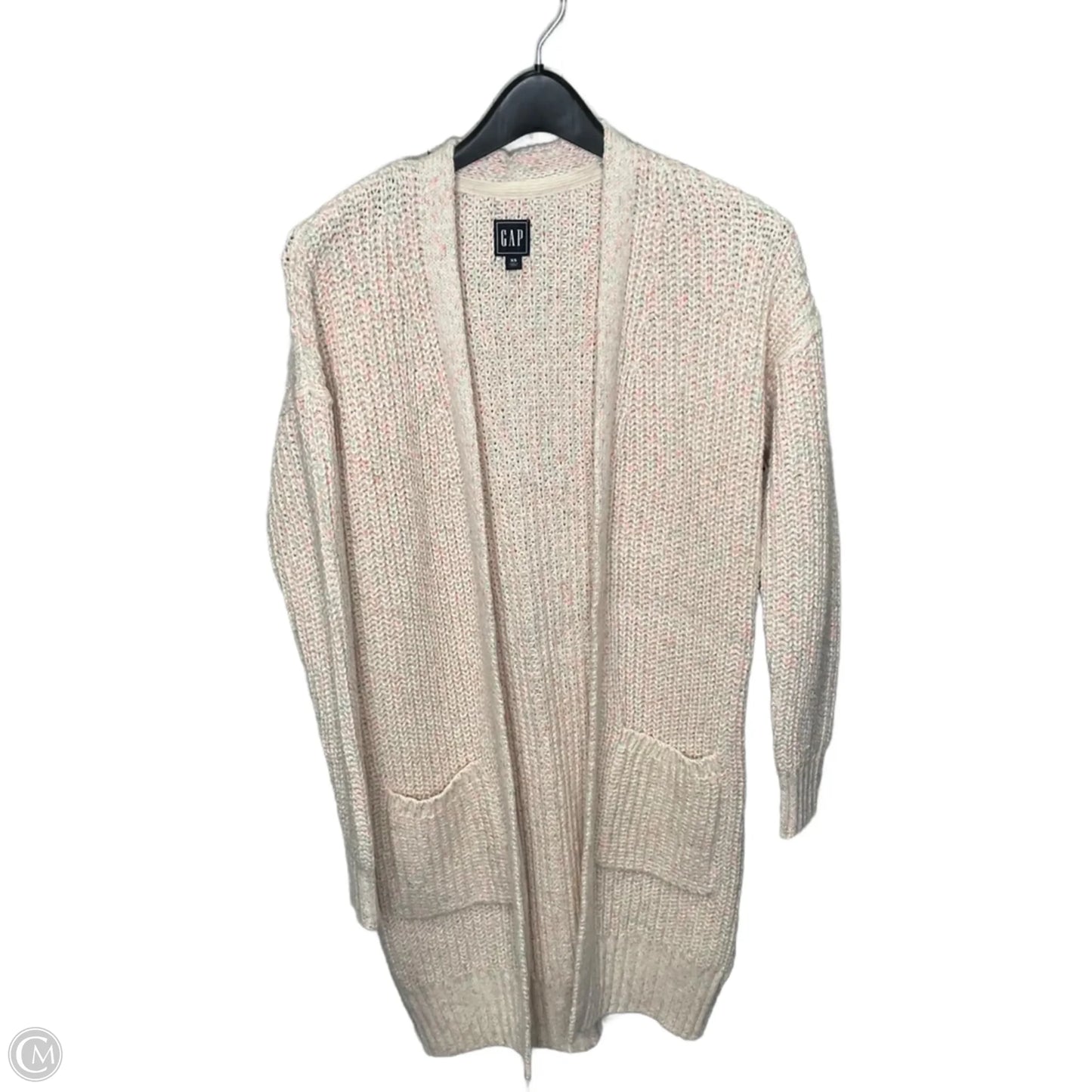 Cardigan By Gap In Green & Pink, Size: Xs