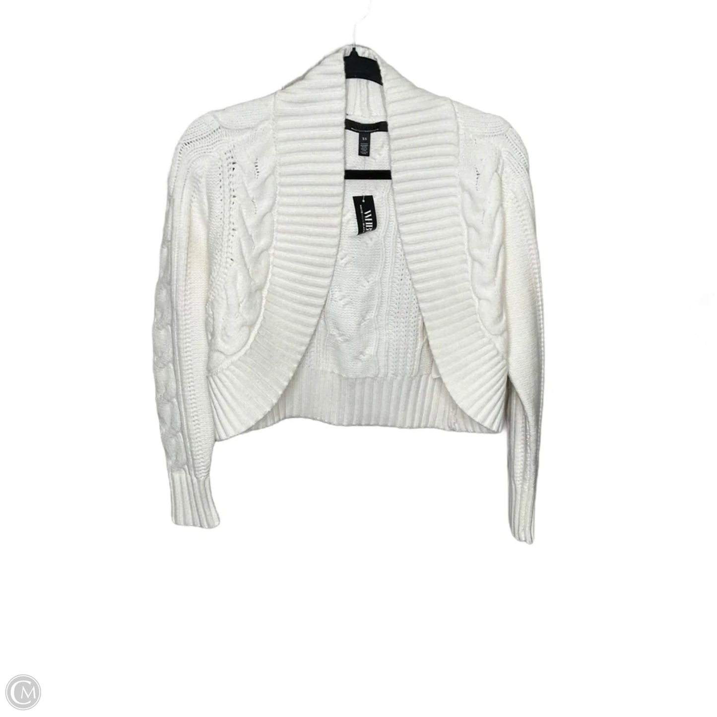 Cardigan By White House Black Market In White, Size: Xs