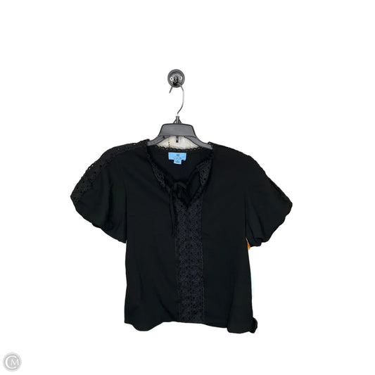 Top Short Sleeve By Cece In Black, Size: Xs