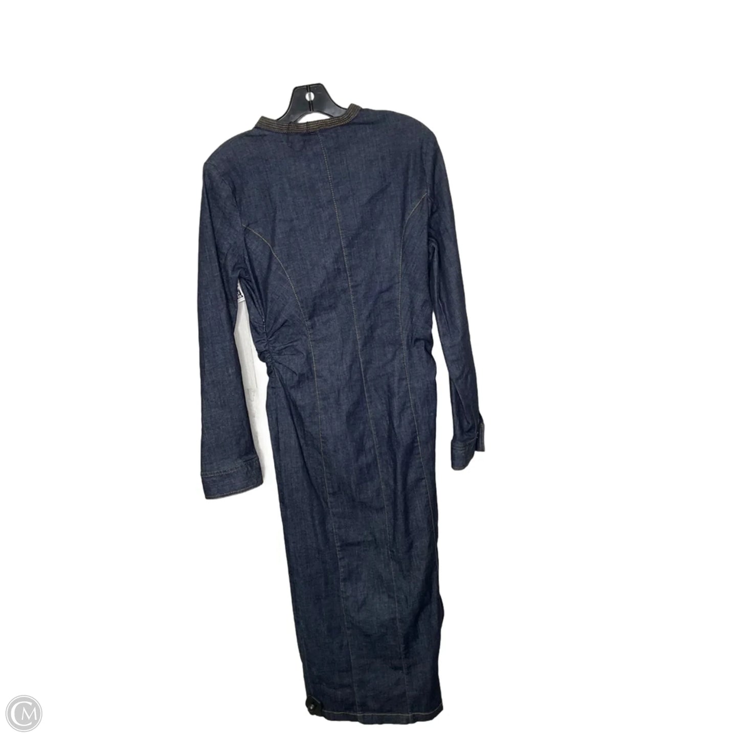 Dress Casual Maxi By Zara In Blue Denim, Size: L