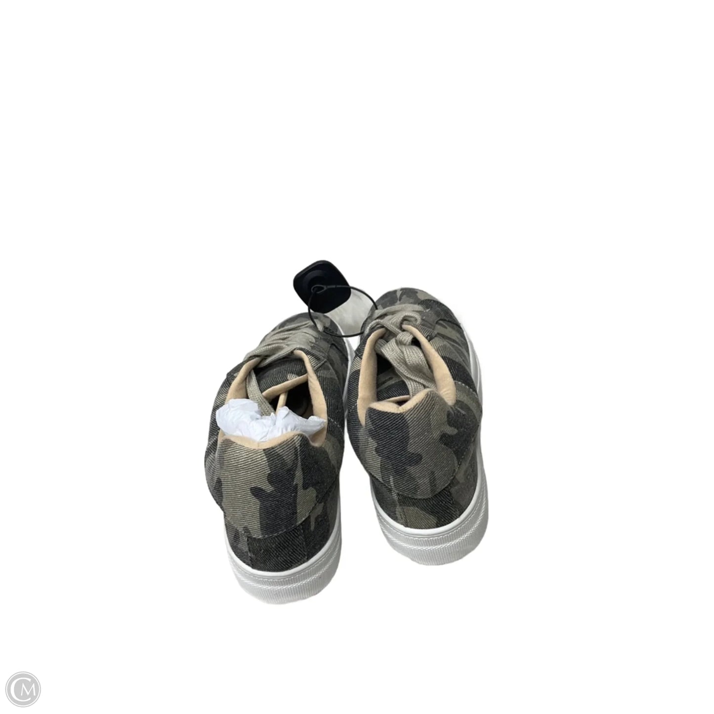 Shoes Sneakers By Soda In Camouflage Print, Size: 7.5