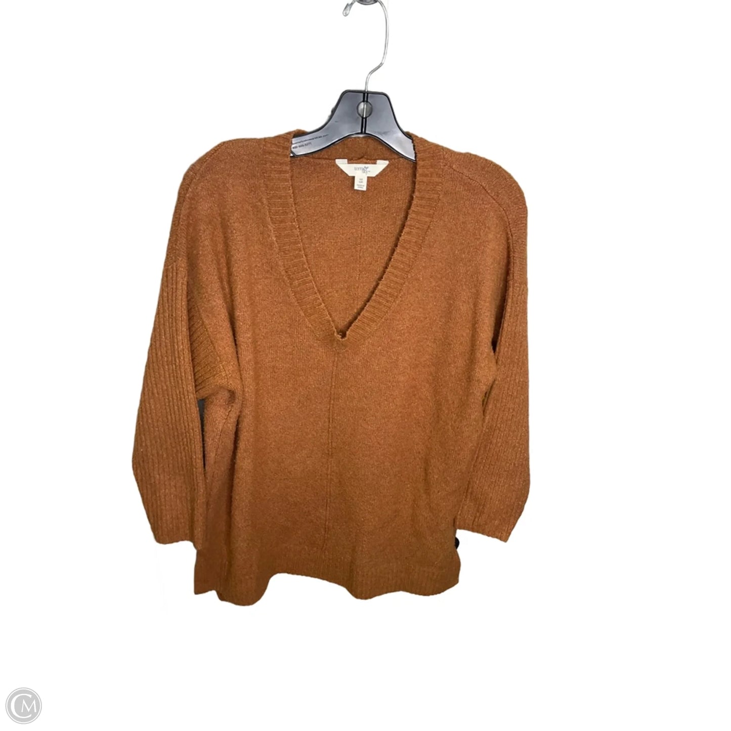 Sweater By Terra & Sky In Orange, Size: L