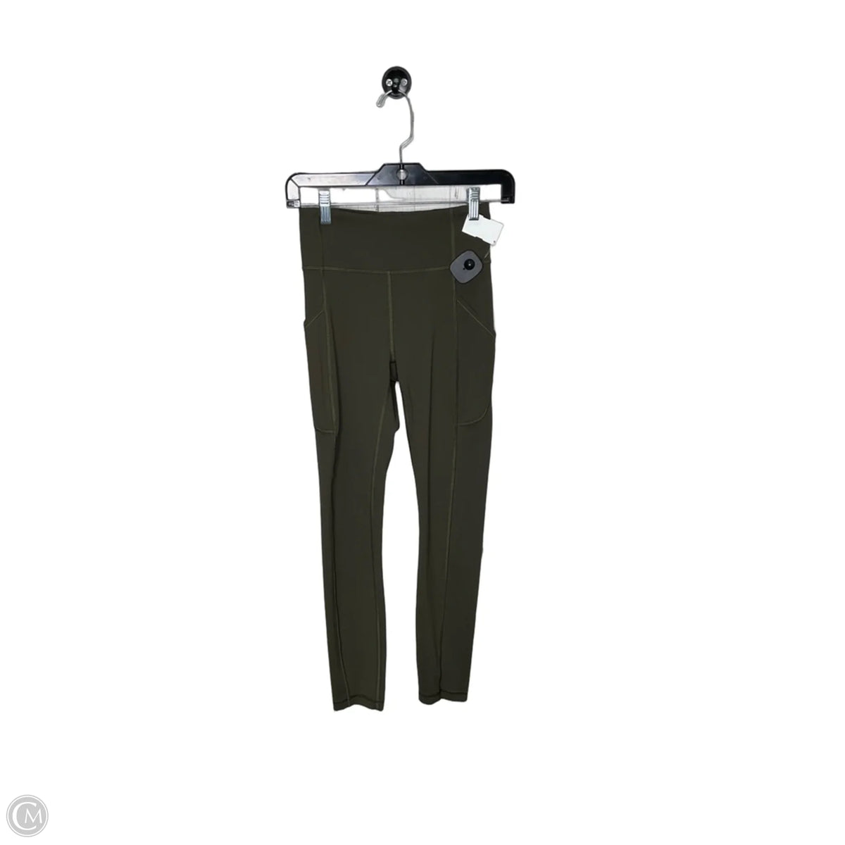 Athletic Leggings By Lululemon In Green, Size: 4