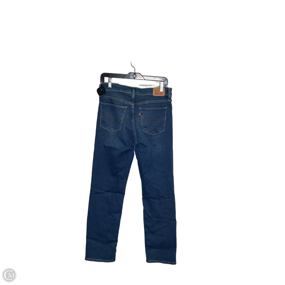 Jeans Straight By Levis In Blue Denim, Size: 10