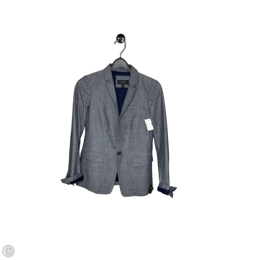 Blazer By J. Crew In Grey, Size: Xs