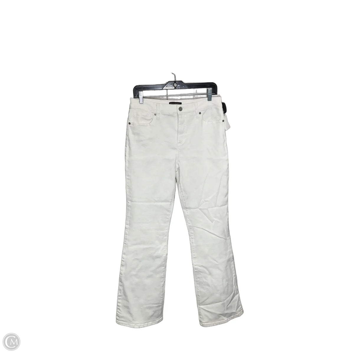 Jeans Boot Cut By Banana Republic In White, Size: 8