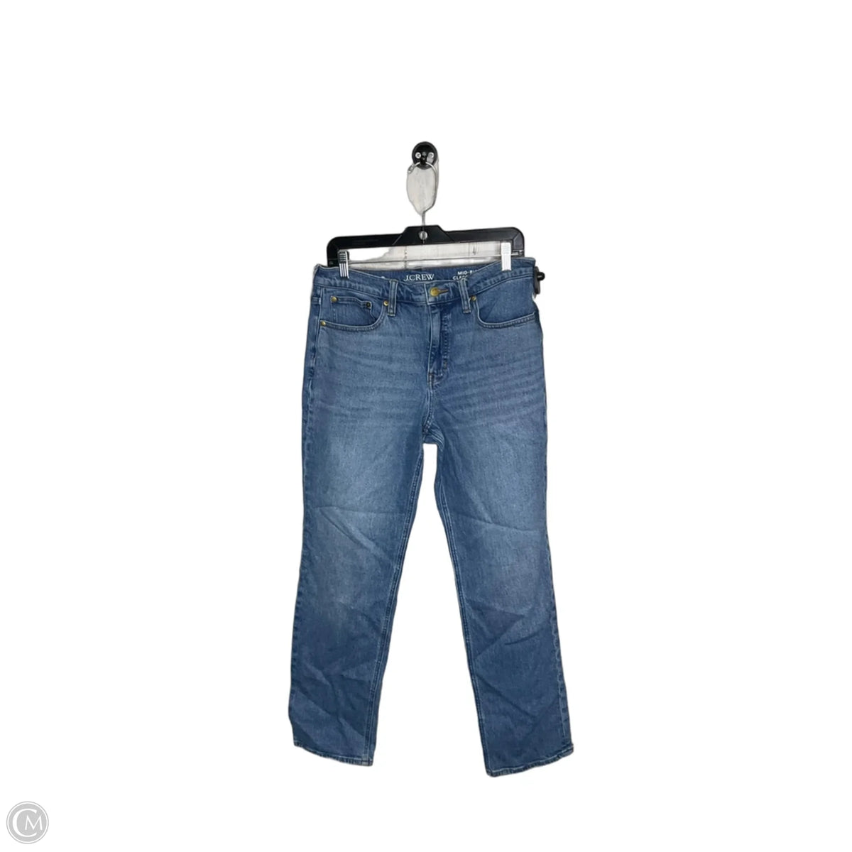 Jeans Straight By J. Crew In Blue Denim, Size: 8