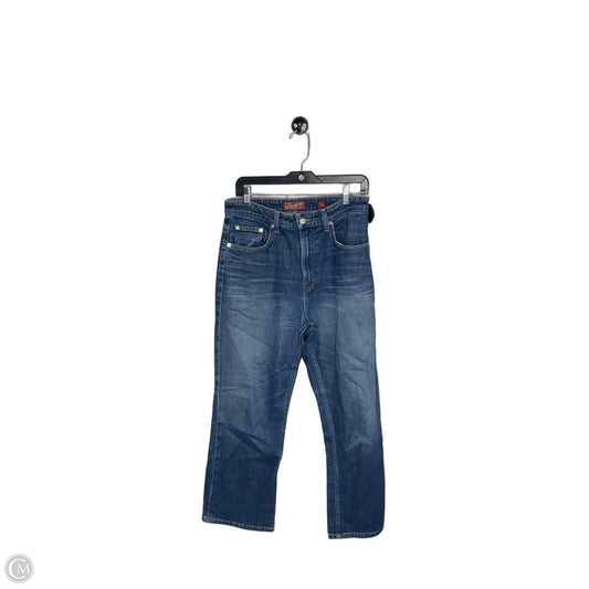 Jeans Straight By Lucky Brand In Blue Denim, Size: 8