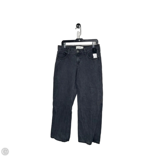 Jeans Wide Leg By Hollister In Black Denim, Size: 8