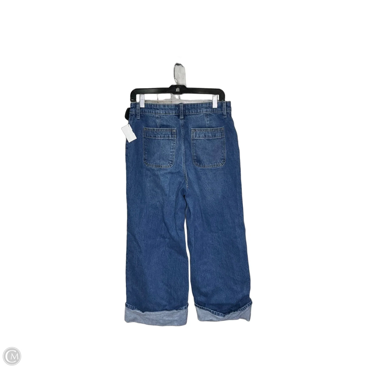 Jeans Cropped By Free Assembly In Blue Denim, Size: 10