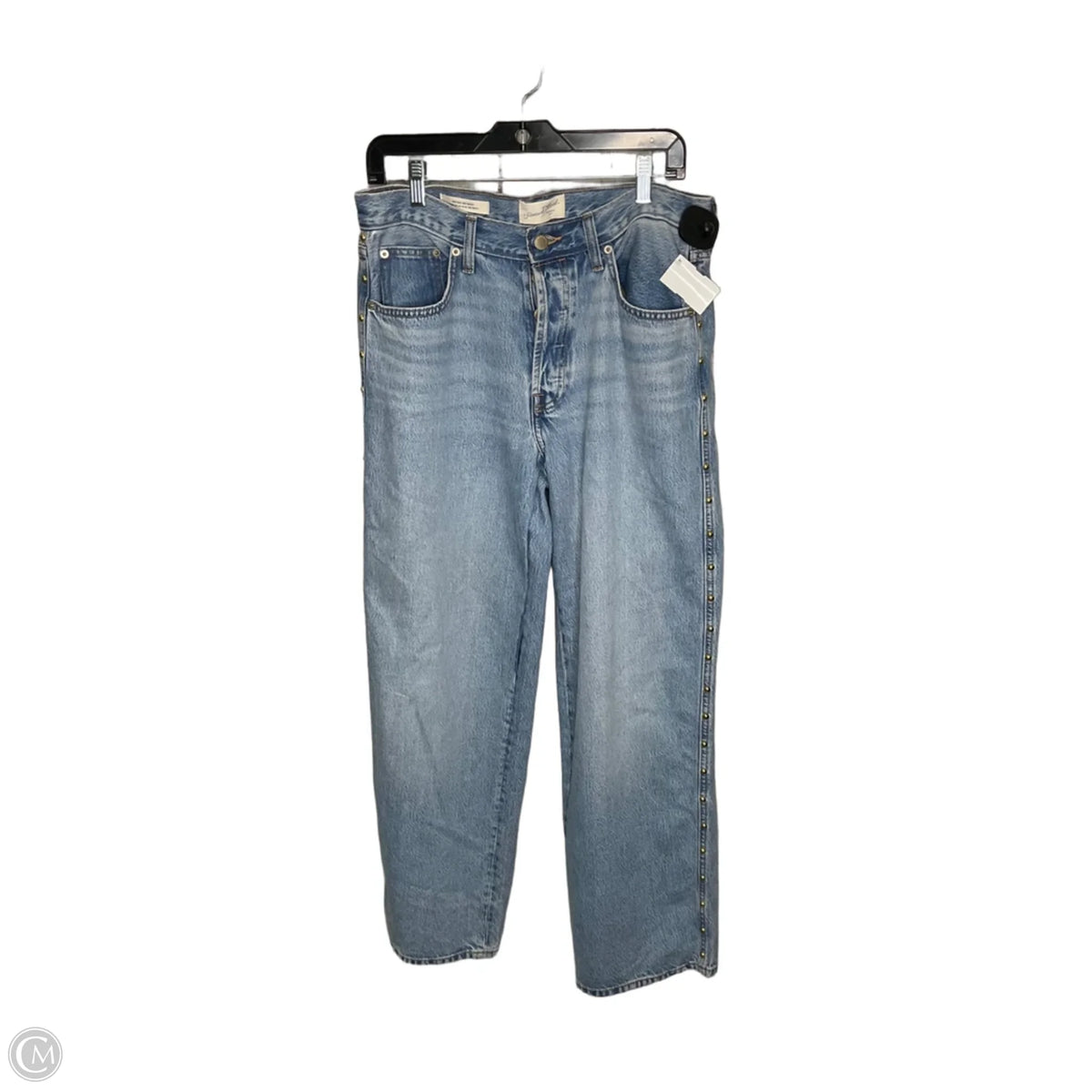Jeans Straight By Universal Thread In Blue Denim, Size: 8