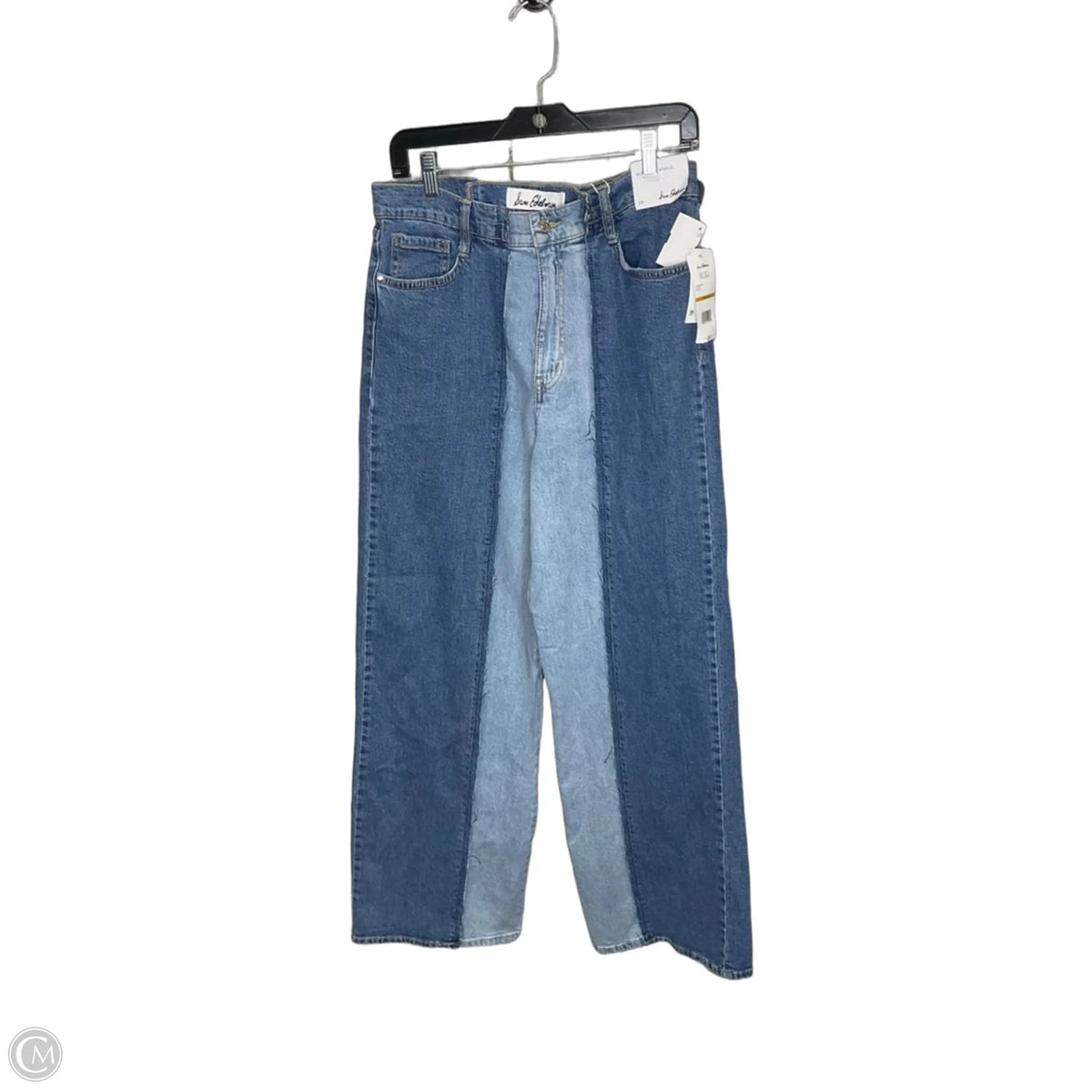 Jeans Wide Leg By Sam Edelman In Blue Denim, Size: 8