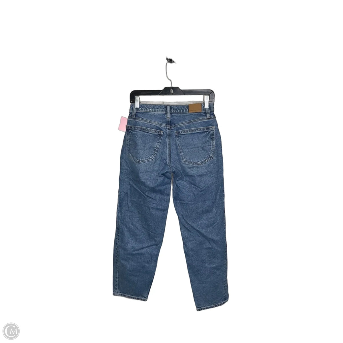 Jeans Straight By American Eagle In Blue Denim, Size: 0