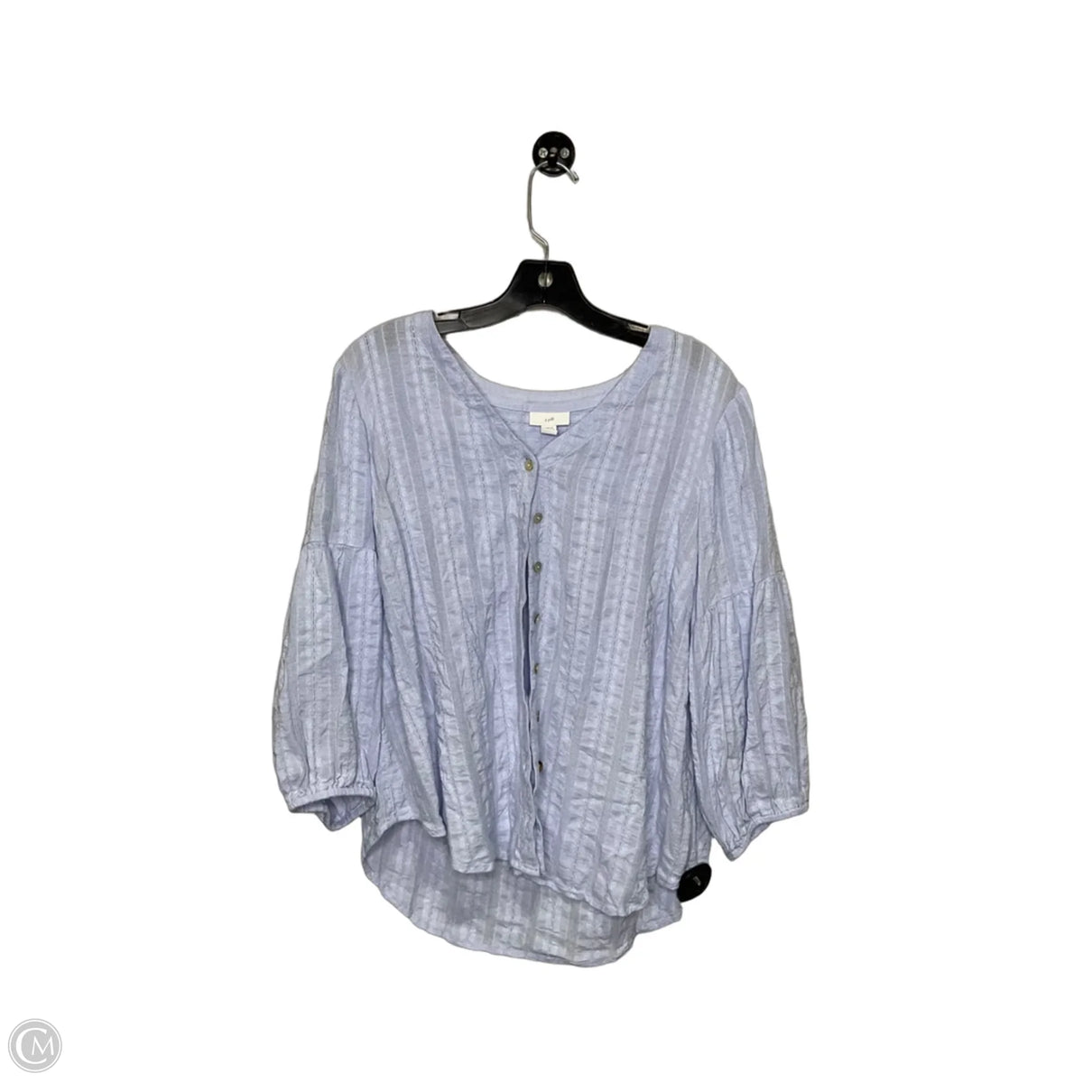 Top 3/4 Sleeve By J. Jill In Blue, Size: Lp