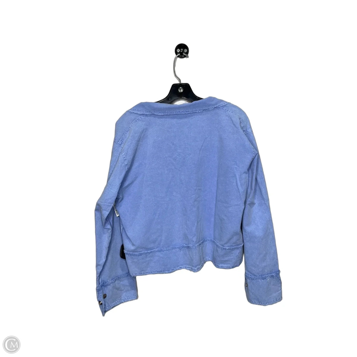 Top Long Sleeve By Clothes Mentor In Blue, Size: M