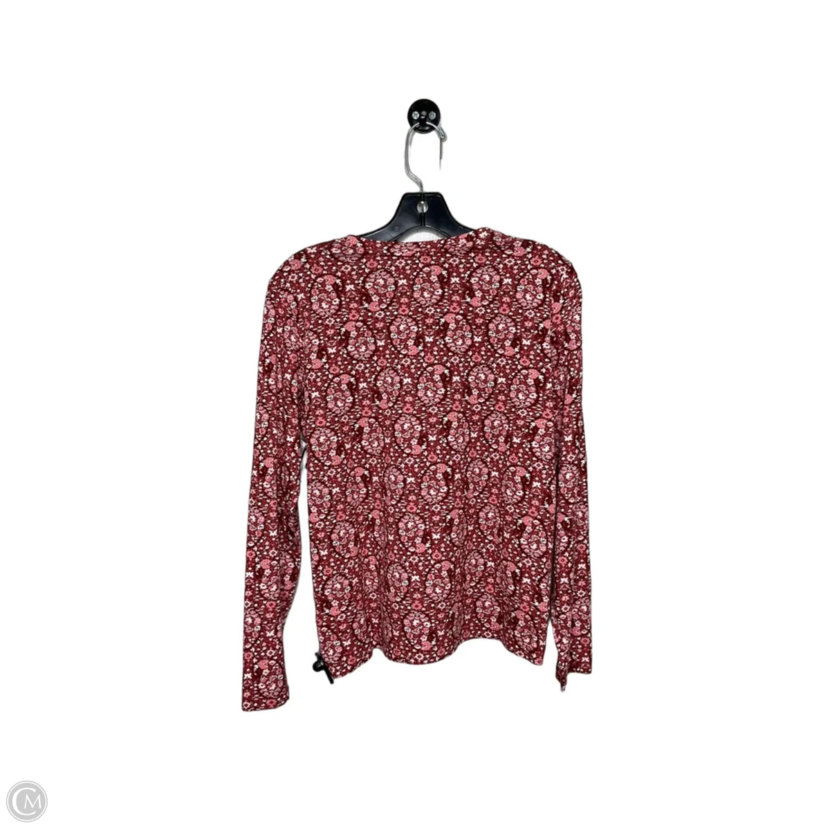 Top Long Sleeve By Lands End In Floral Print, Size: S