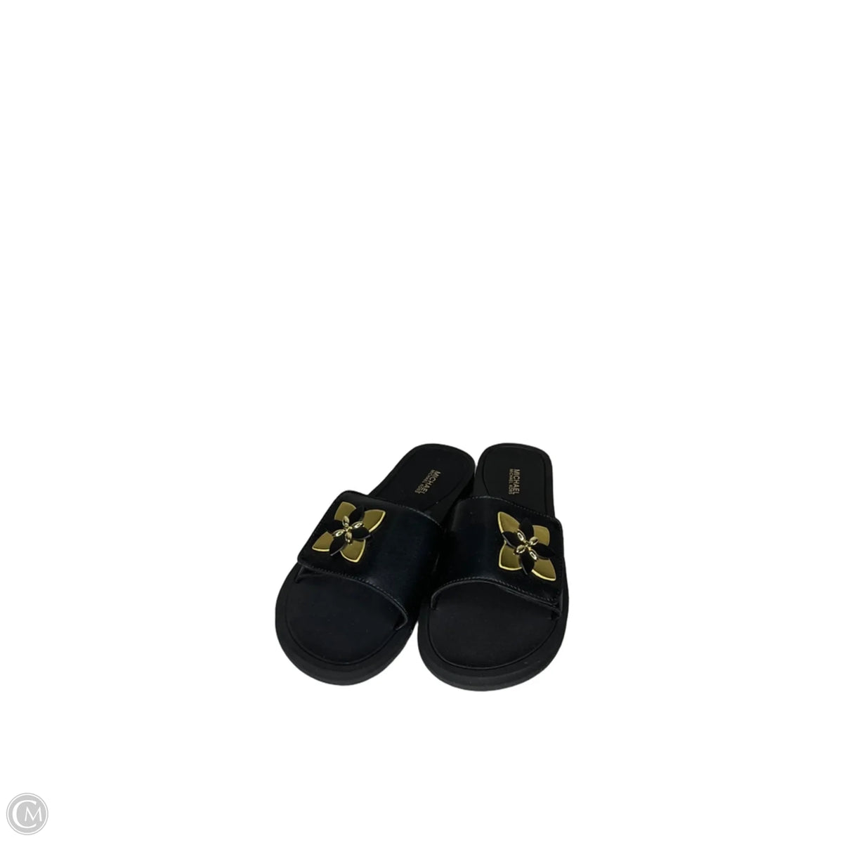 Sandals Flats By Michael By Michael Kors In Black, Size: 8