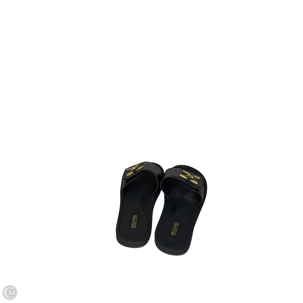 Sandals Flats By Michael By Michael Kors In Black, Size: 8